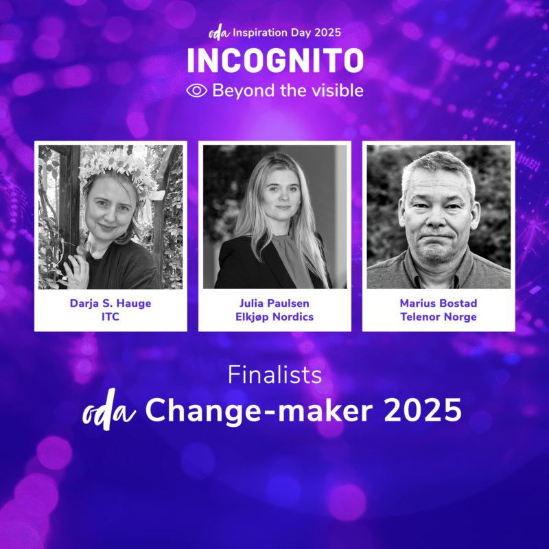 The finalists of ODA Change-maker Award 2025